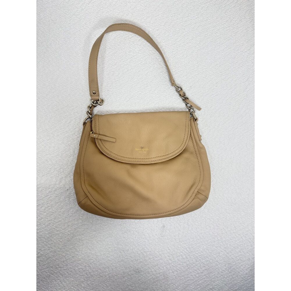 Kate Spade Cobble Hill Ellen Tan Pebbled Leather Crossbody Shoulder Bag NWT